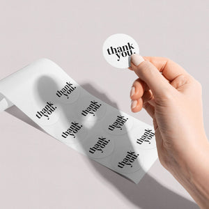 'Thank You' Stickers
