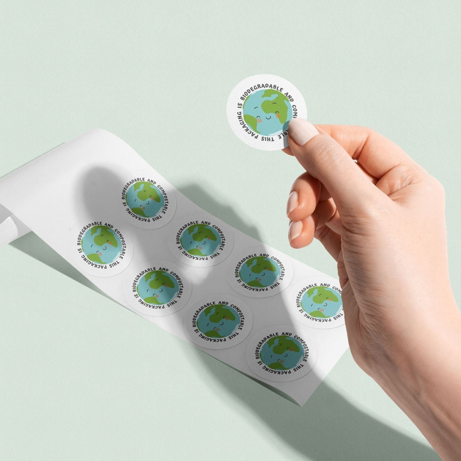 Biodegradable & Compostable - Eco Friendly Stickers