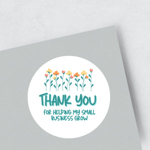 'Thank You' Stickers
