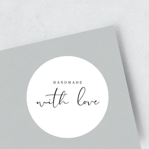 'Handmade With Love' Stickers