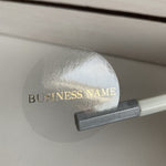 Load image into Gallery viewer, Personalised &#39;business name&#39;  - Gold Foil | Clear
