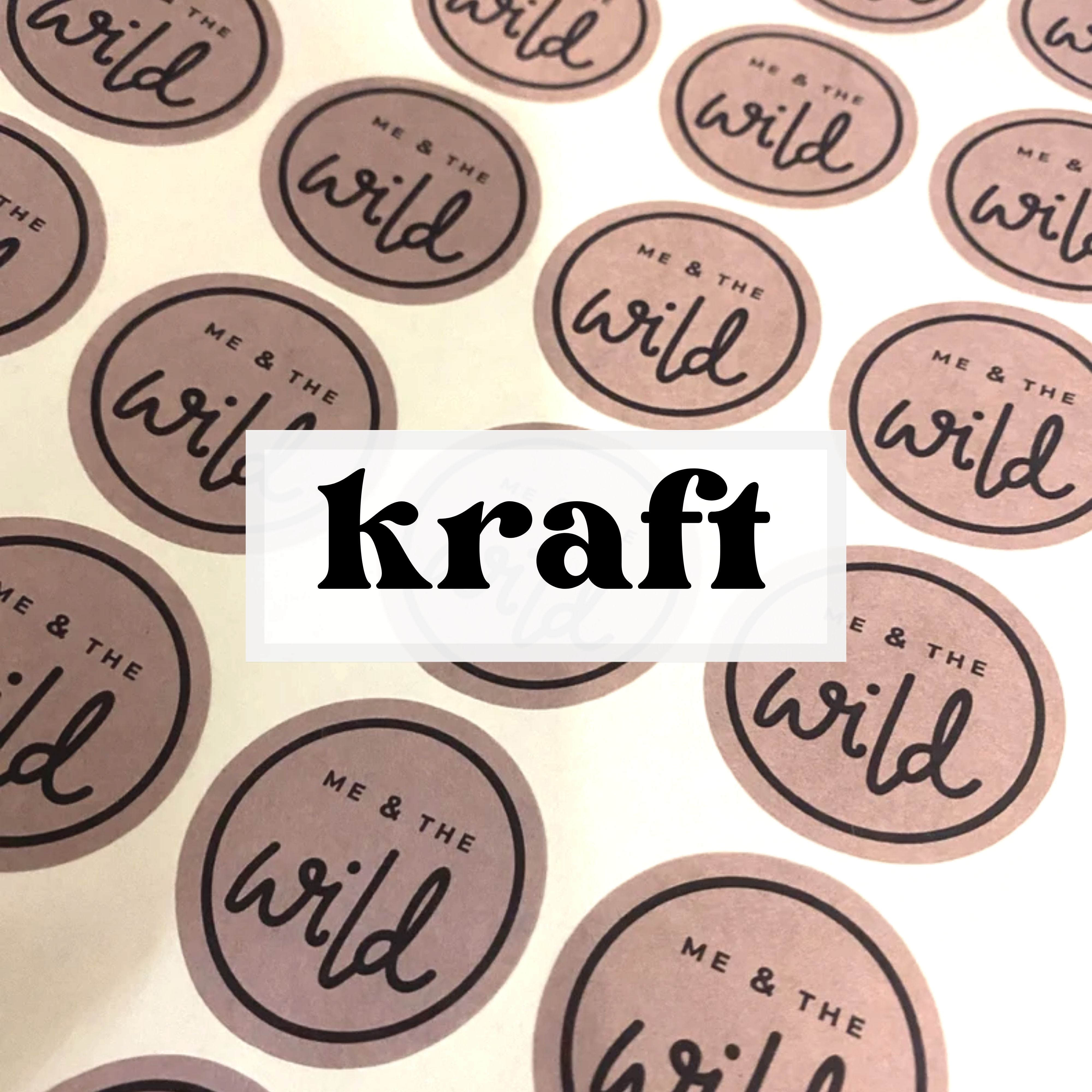 Kraft Stickers