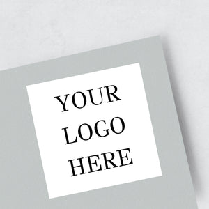 Square Logo Stickers - Gloss