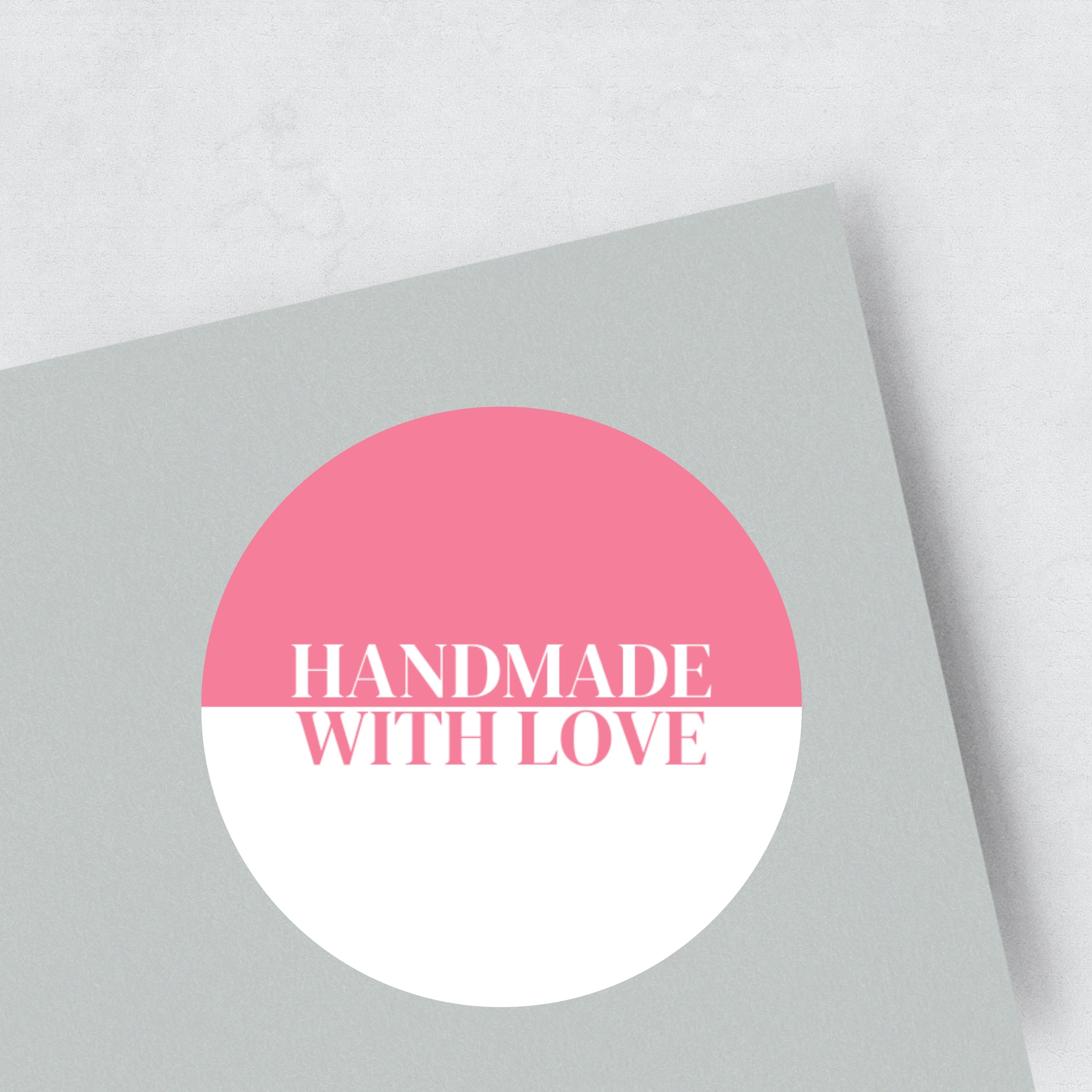 'handmade with love' Stickers