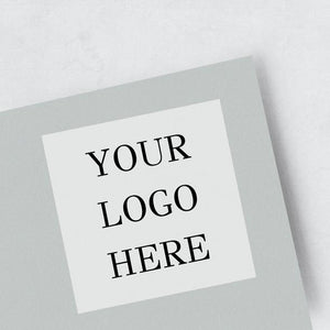Square Logo Stickers - Transparent